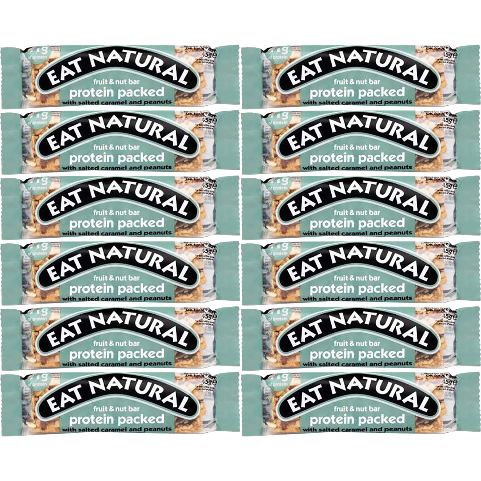 Läs mer om Eat Natural Protein Packed Salted Caramel & Nuts 12 x 45g