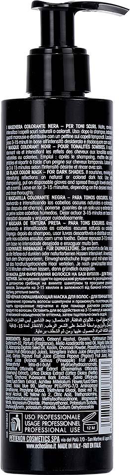 YUNSEY Color Mask Haarfärbemaske – Farbe Schwarz/Schwarz Zur Farbauffrischung