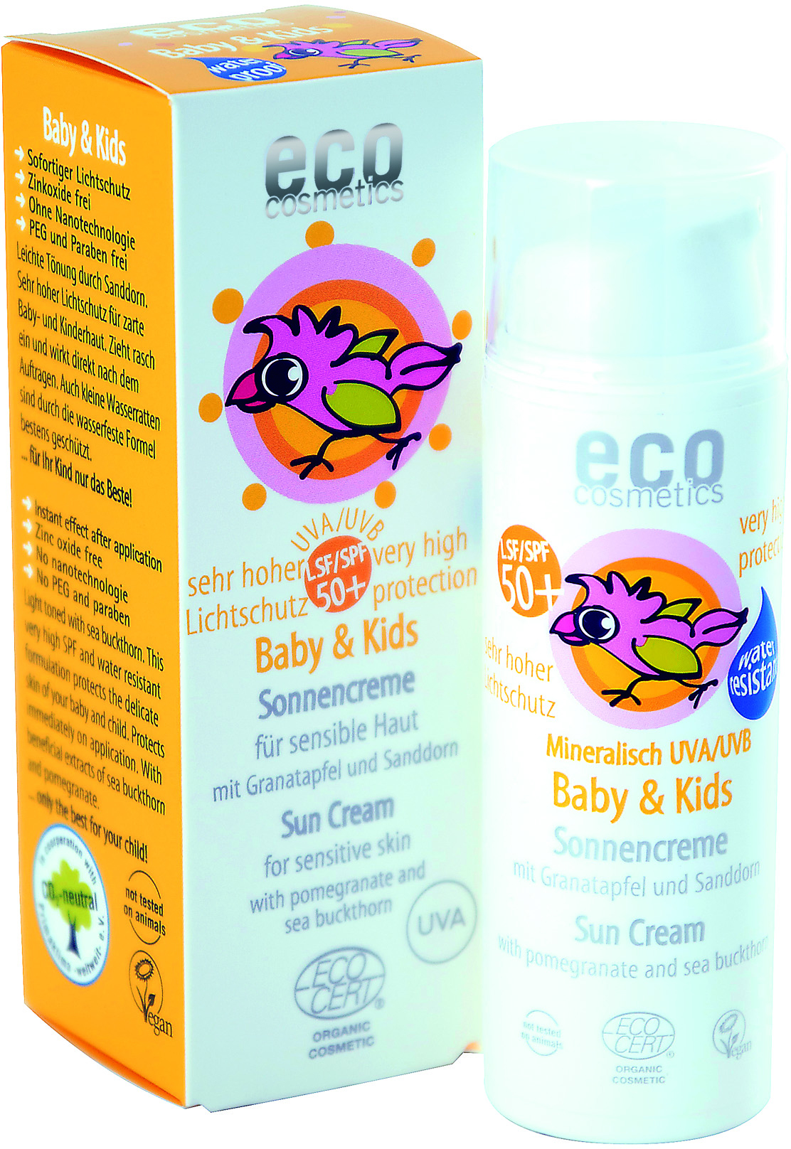 bombe Velsigne forudsigelse Eco Cosmetics Baby Solcreme 50+ 50 ml | lyko.com