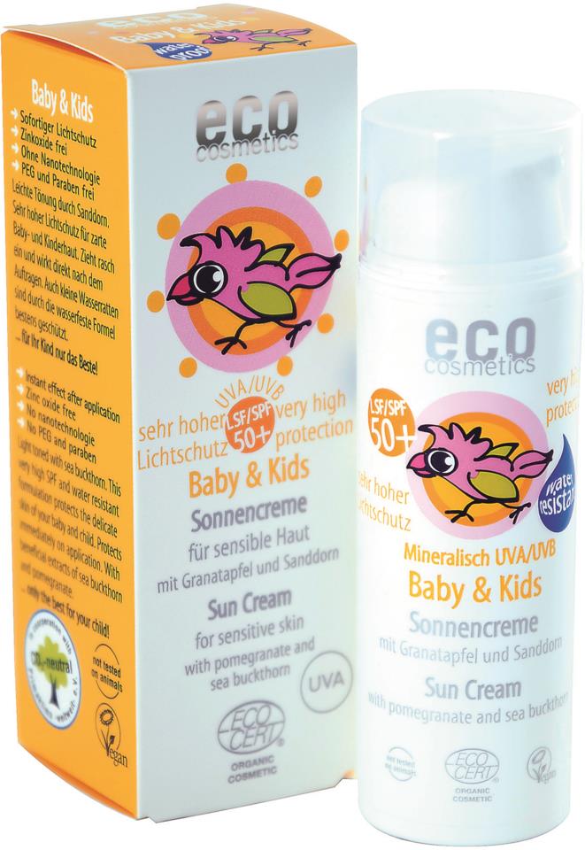 Eco Cosmetics Baby Solkräm 50+ 50ml