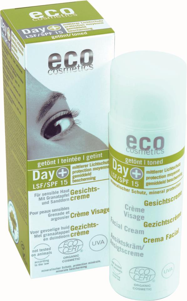Eco Cosmetics Day Cream SPF 15 Tinted 50ml