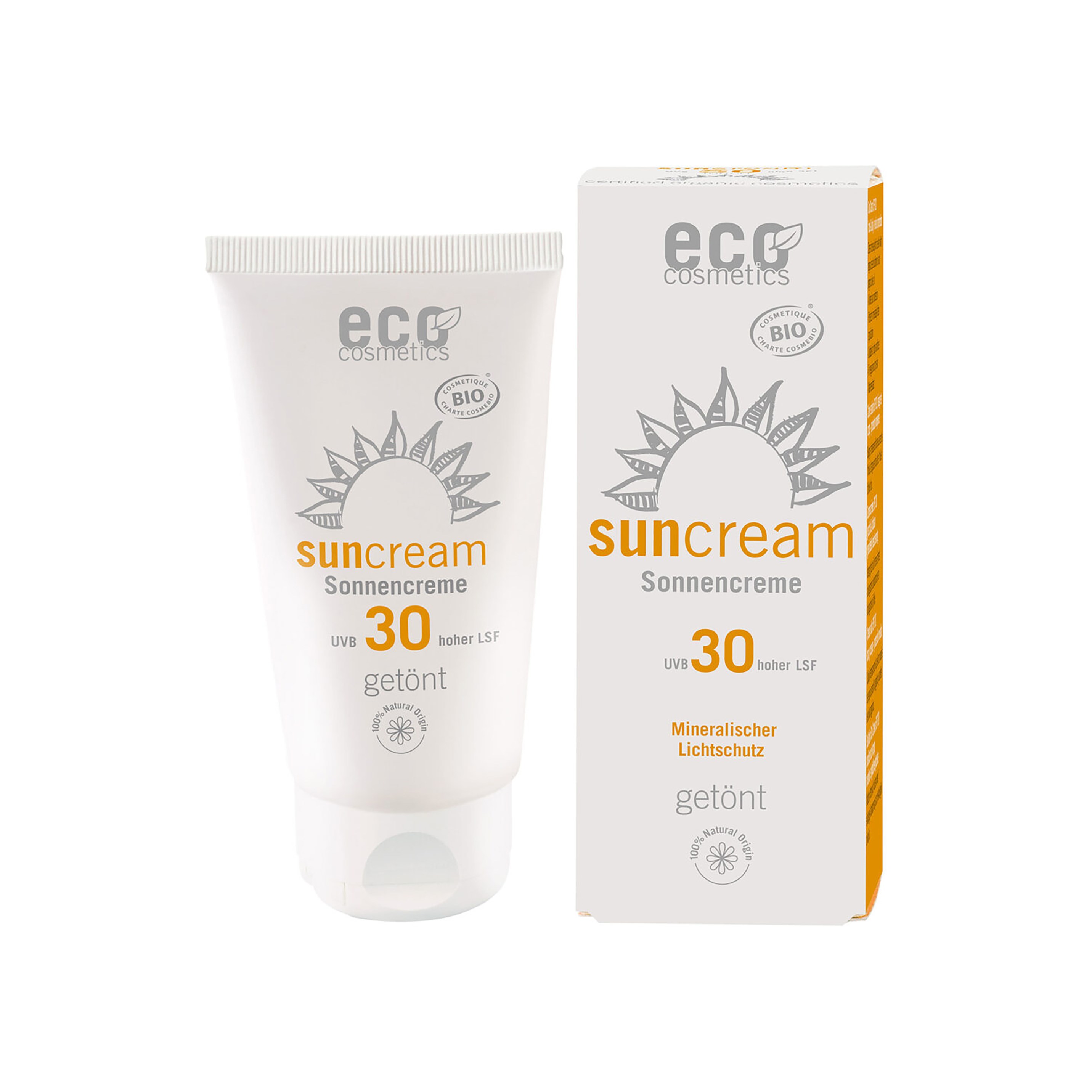 Läs mer om Eco Cosmetics Solkräm 30 Spf Tonad Havtorn 75 ml