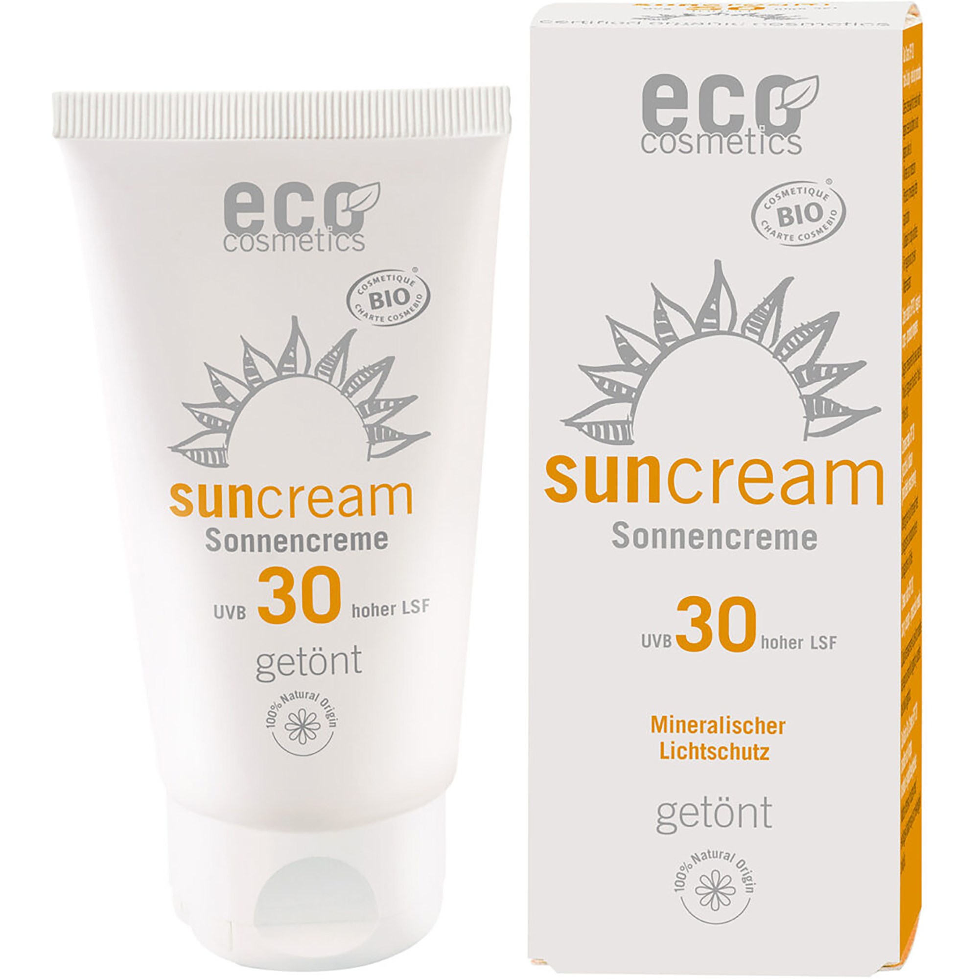 Bilde av Eco Cosmetics Sunscreen 30 Spf Tinted Sea Buckthorn 75 Ml