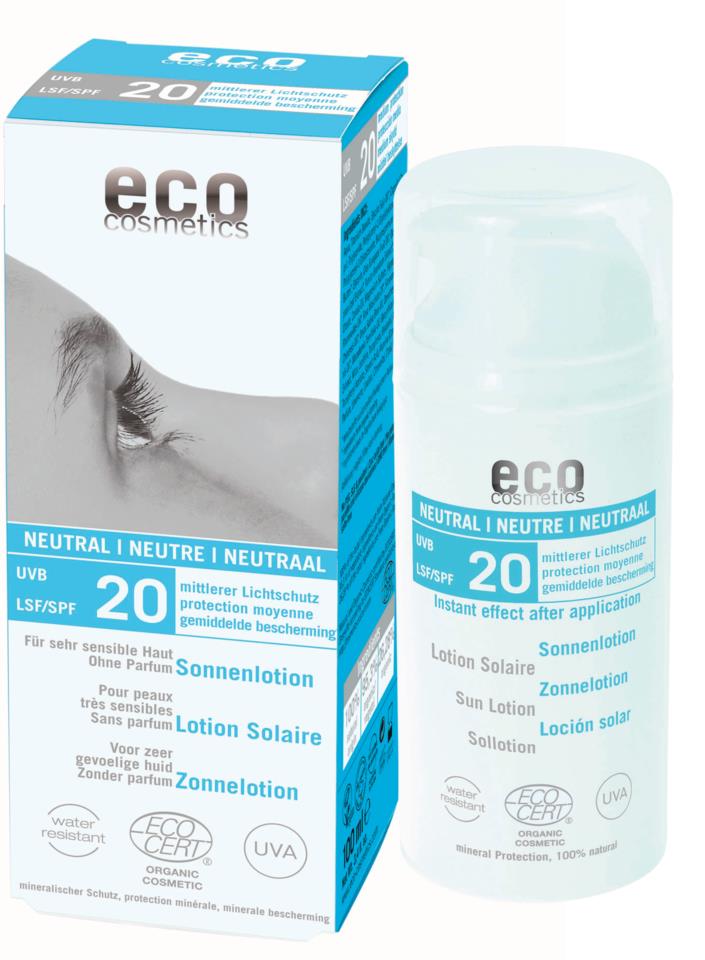 Eco Cosmetics Sollotion Neutral Spf 20 100ml