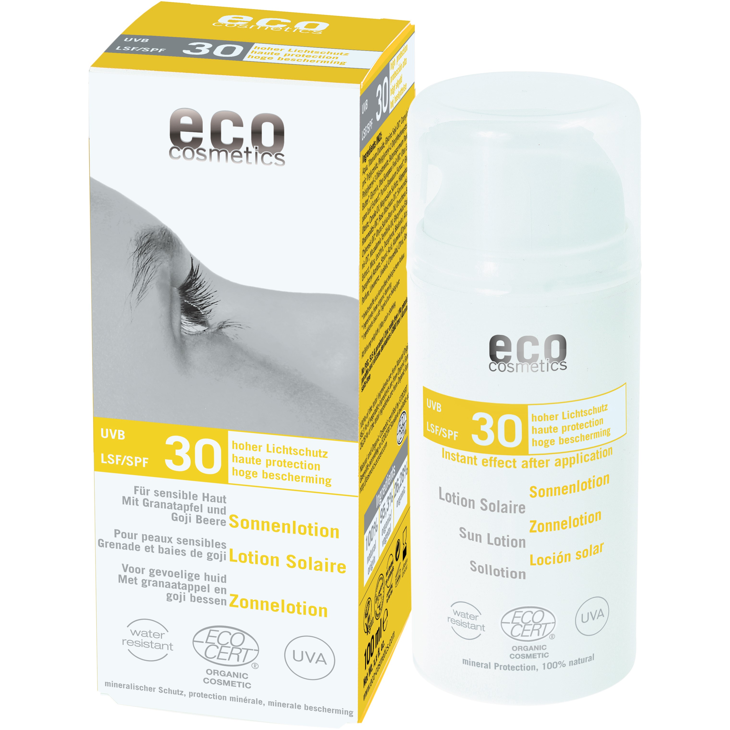 Läs mer om Eco Cosmetics Sollotion Spf 30 100 ml