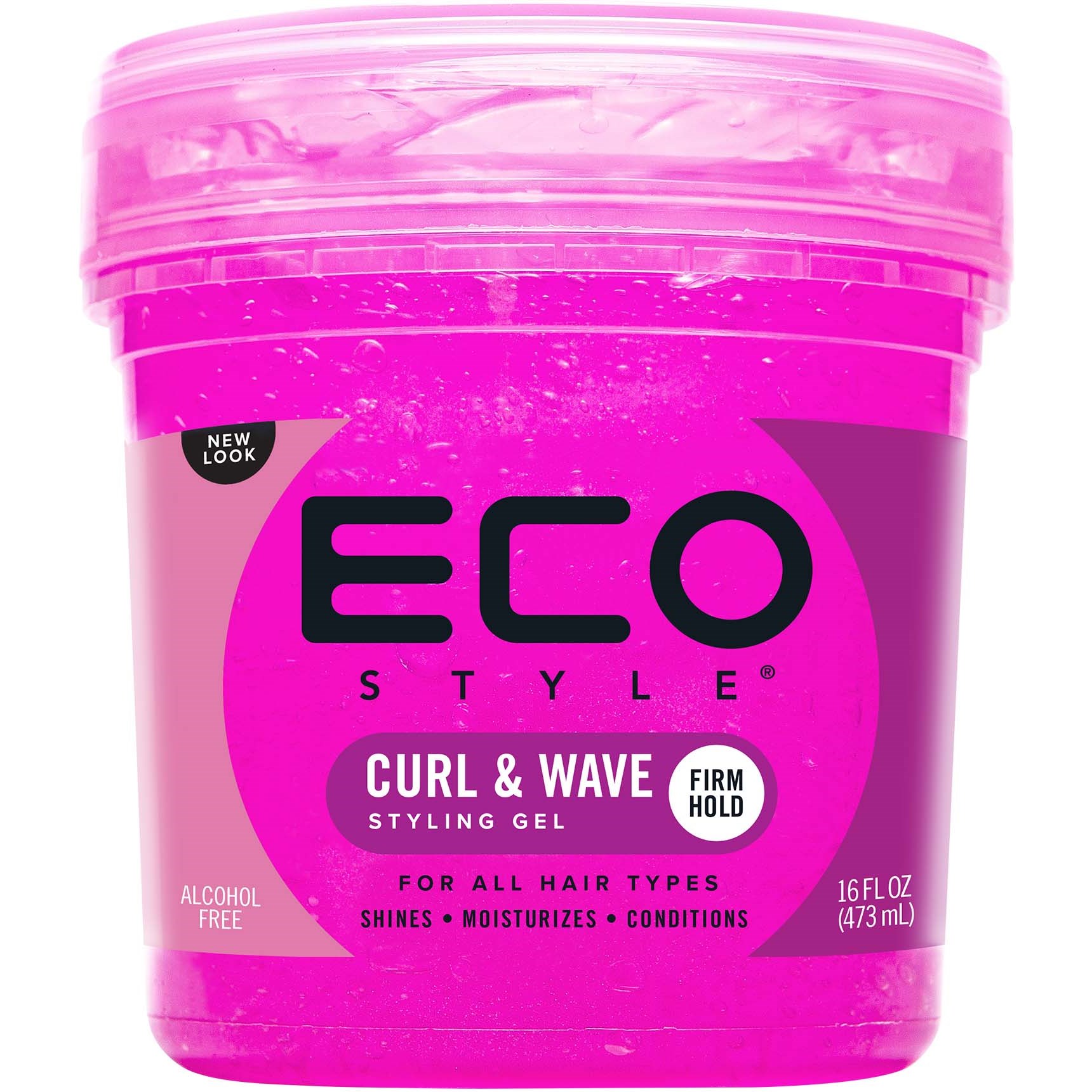 Eco Style Curl & Wave Styling Gel 473 ml billede