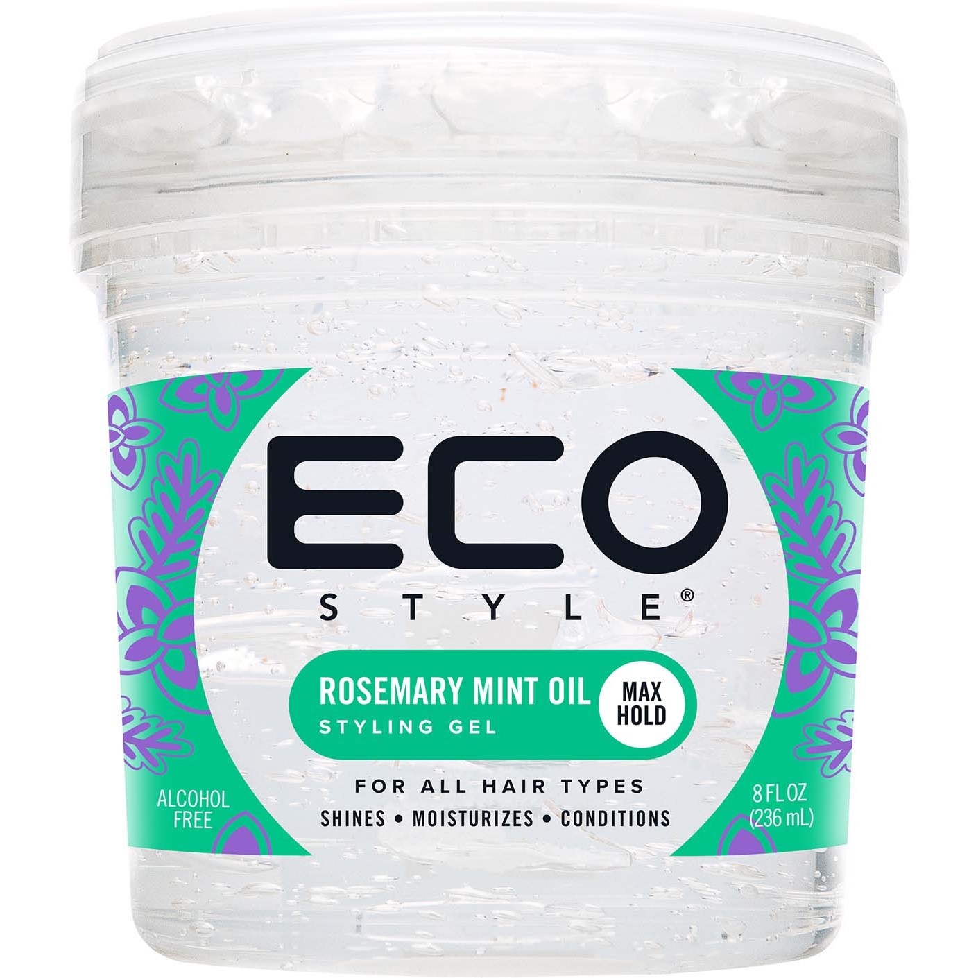 Eco Style Rosemary Mint Oil Styling Gel 237 ml billede