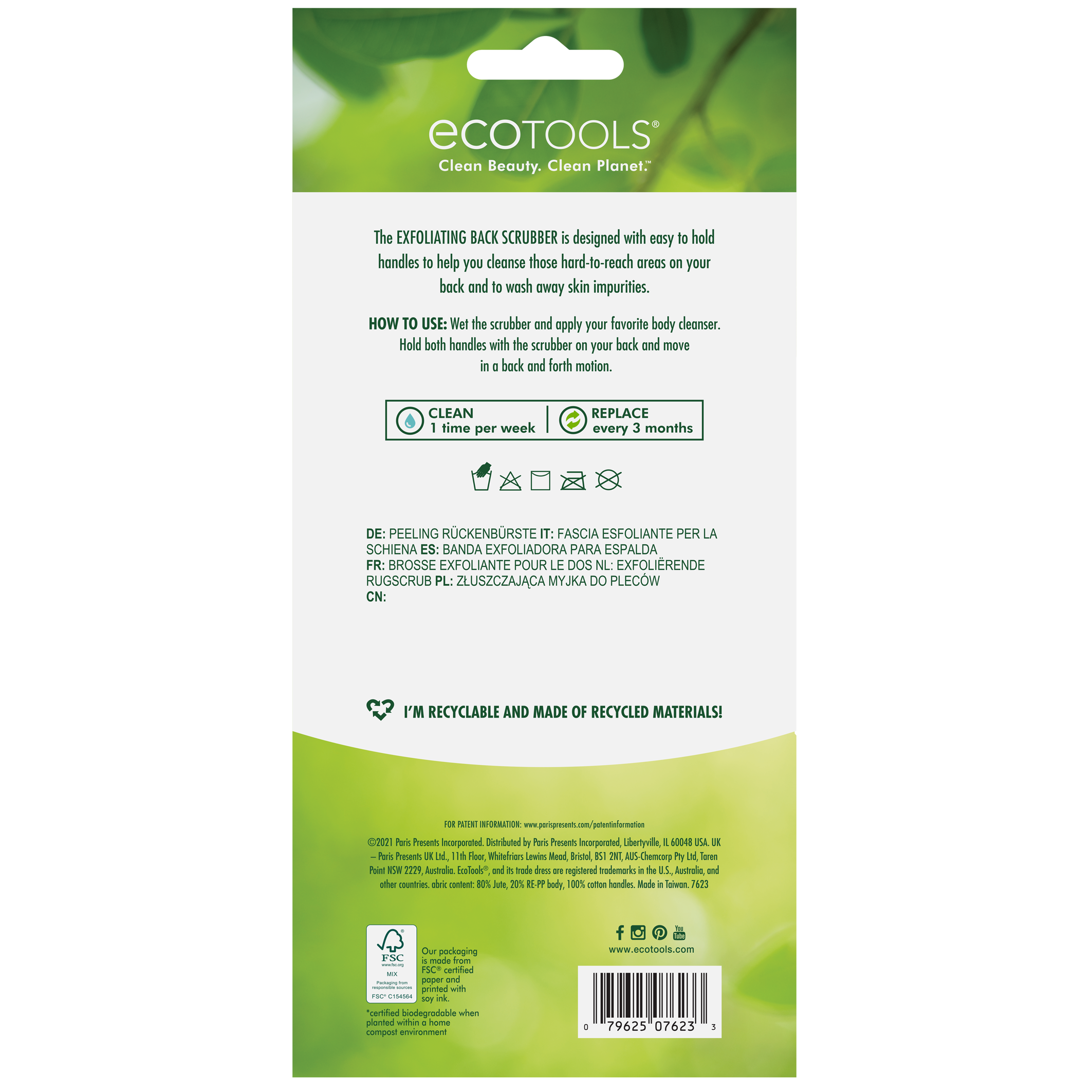 EcoTools Exfoliating Back Scrubber (obrázok 2)