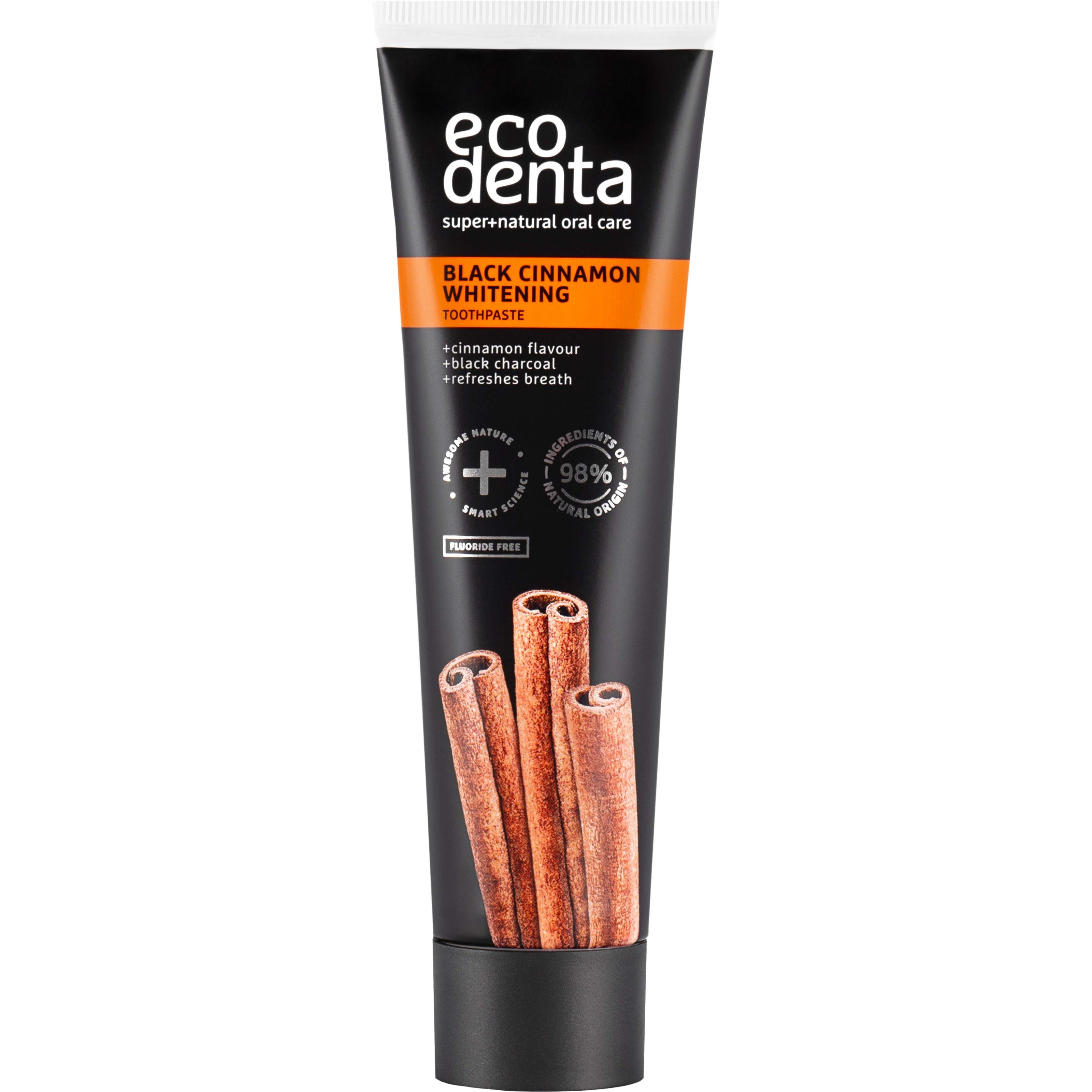 Ecodenta Black Cinnamon Whitening Toothpaste billede