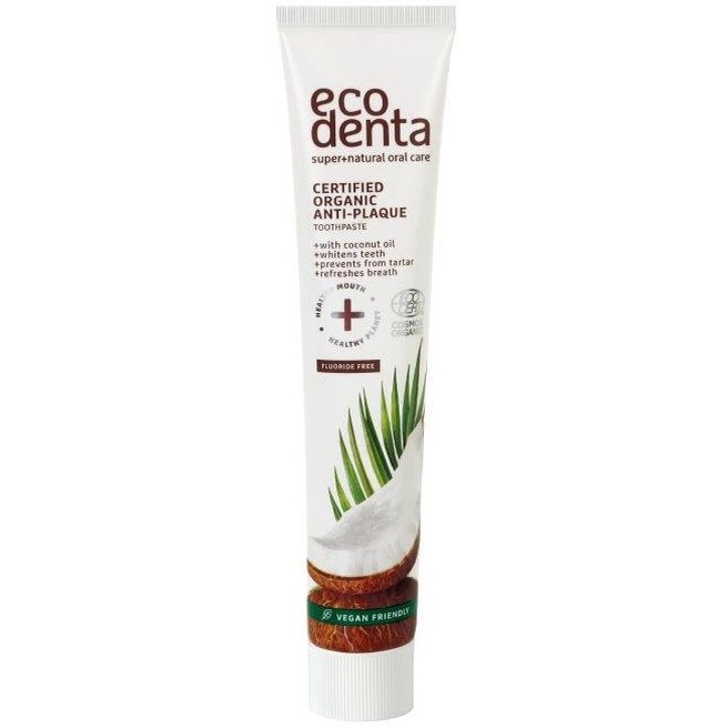 Läs mer om Ecodenta Organic Line Organic Anti-plaque toothpaste with coconut oil