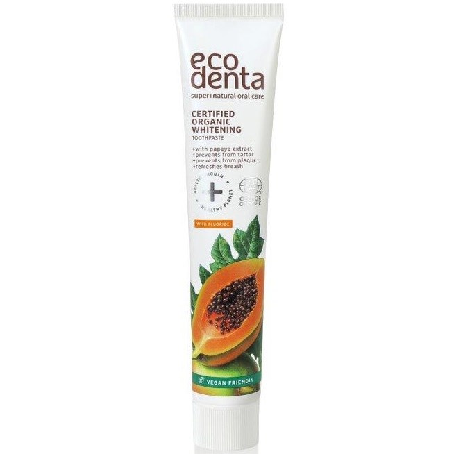 Läs mer om Ecodenta Organic Line Organic Whitening toothpaste with papaya 75 ml
