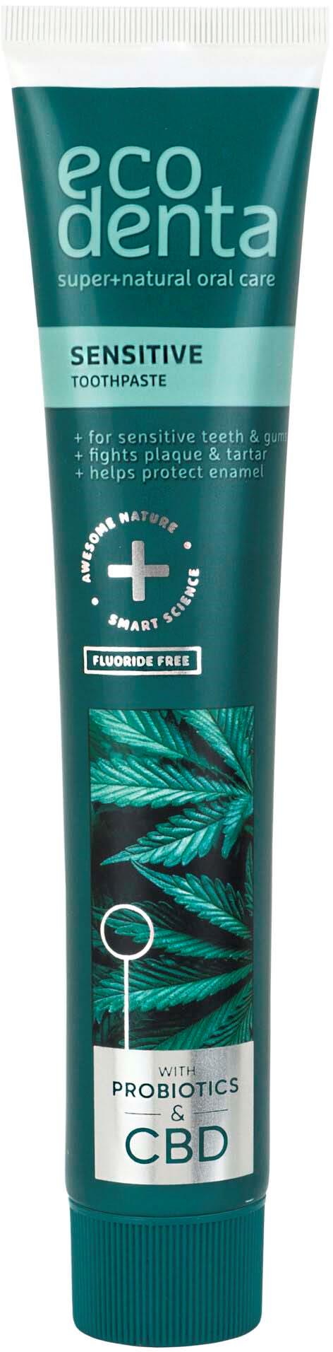 Ecodenta Sensitive Toothpaste With CBD And Probiotics 75 ml | lyko.com