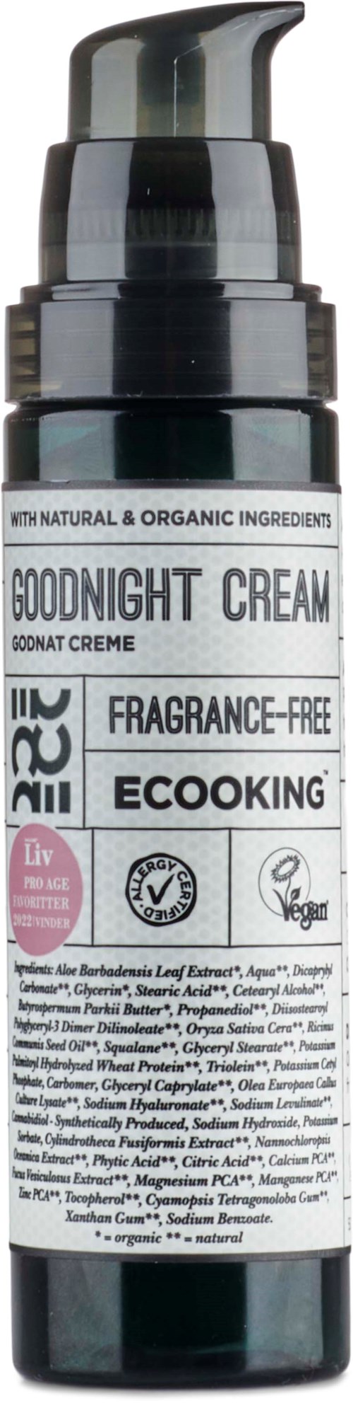 ECOOKING 50+ Good Night Cream Fragrance Free 50 ml