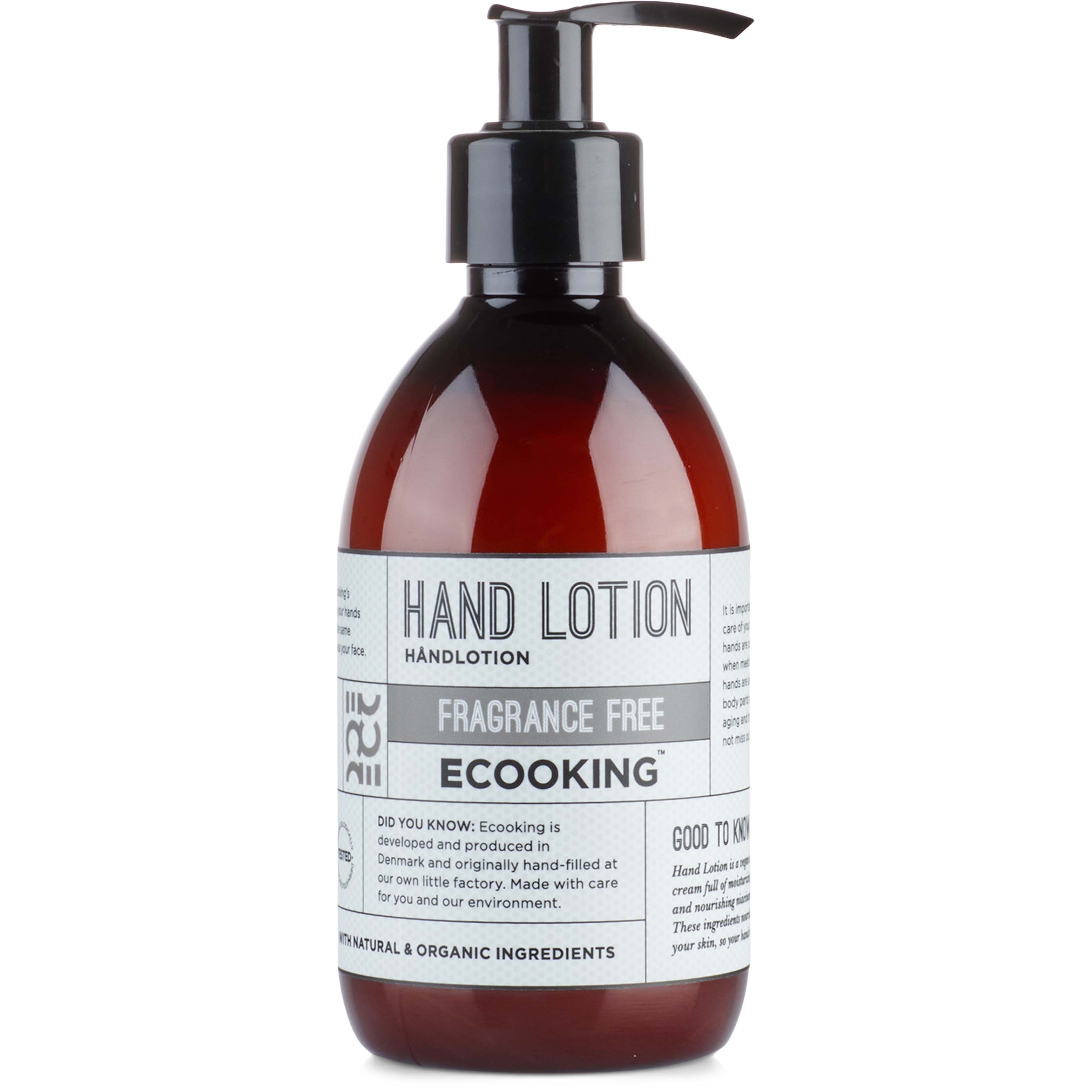 Ecooking Bodycare Hand Lotion Fragrance Free 300 ml