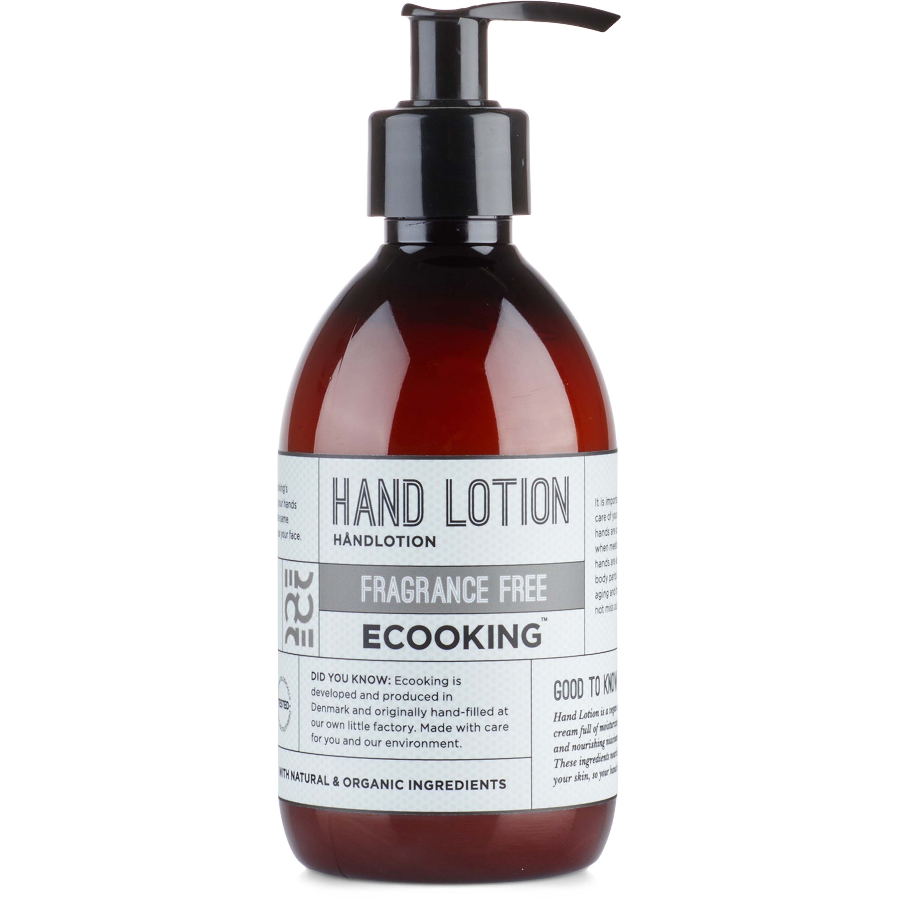 ECOOKING Bodycare Hand Lotion Fragrance Free 300 ml billede