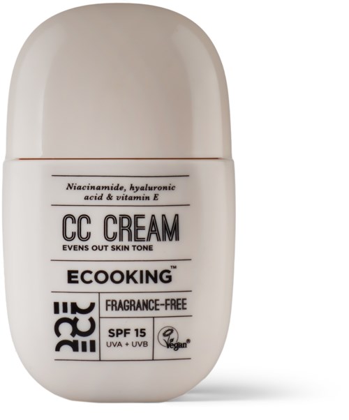 CC-крем для лица Ecooking SPF 15, корректирует покраснения и пигментацию, оттенок 01 Fair, 30 мл — фото 4