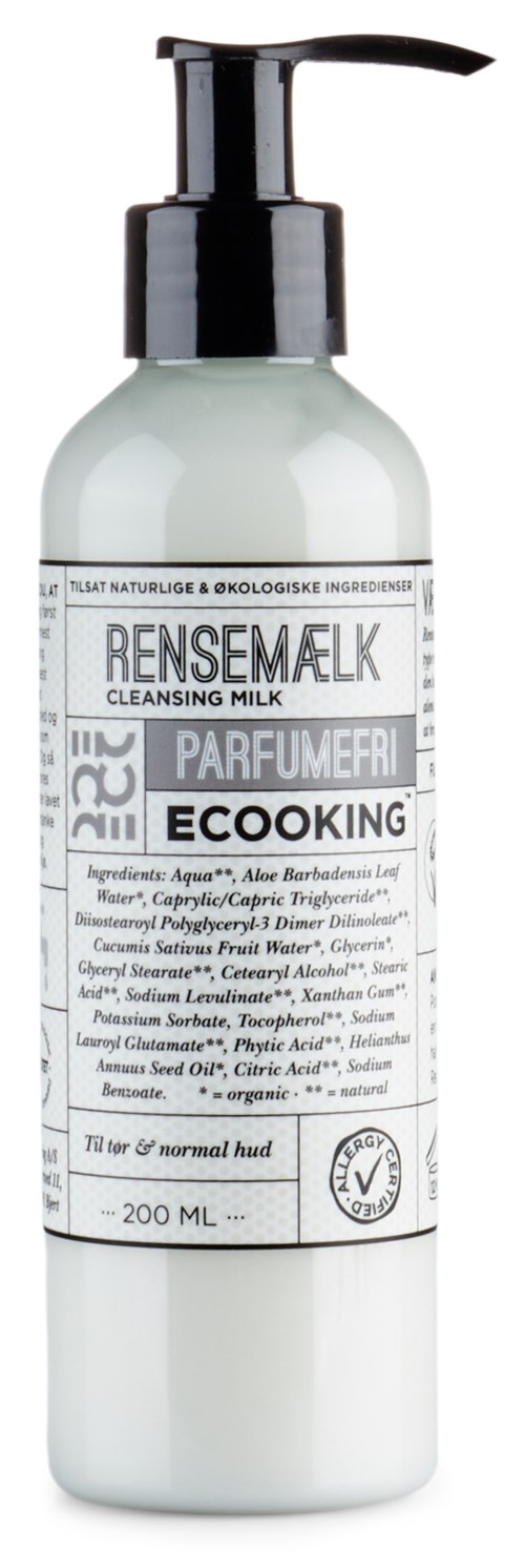 ECOOKING Cleansing Milk Fragrance Free 200 ml