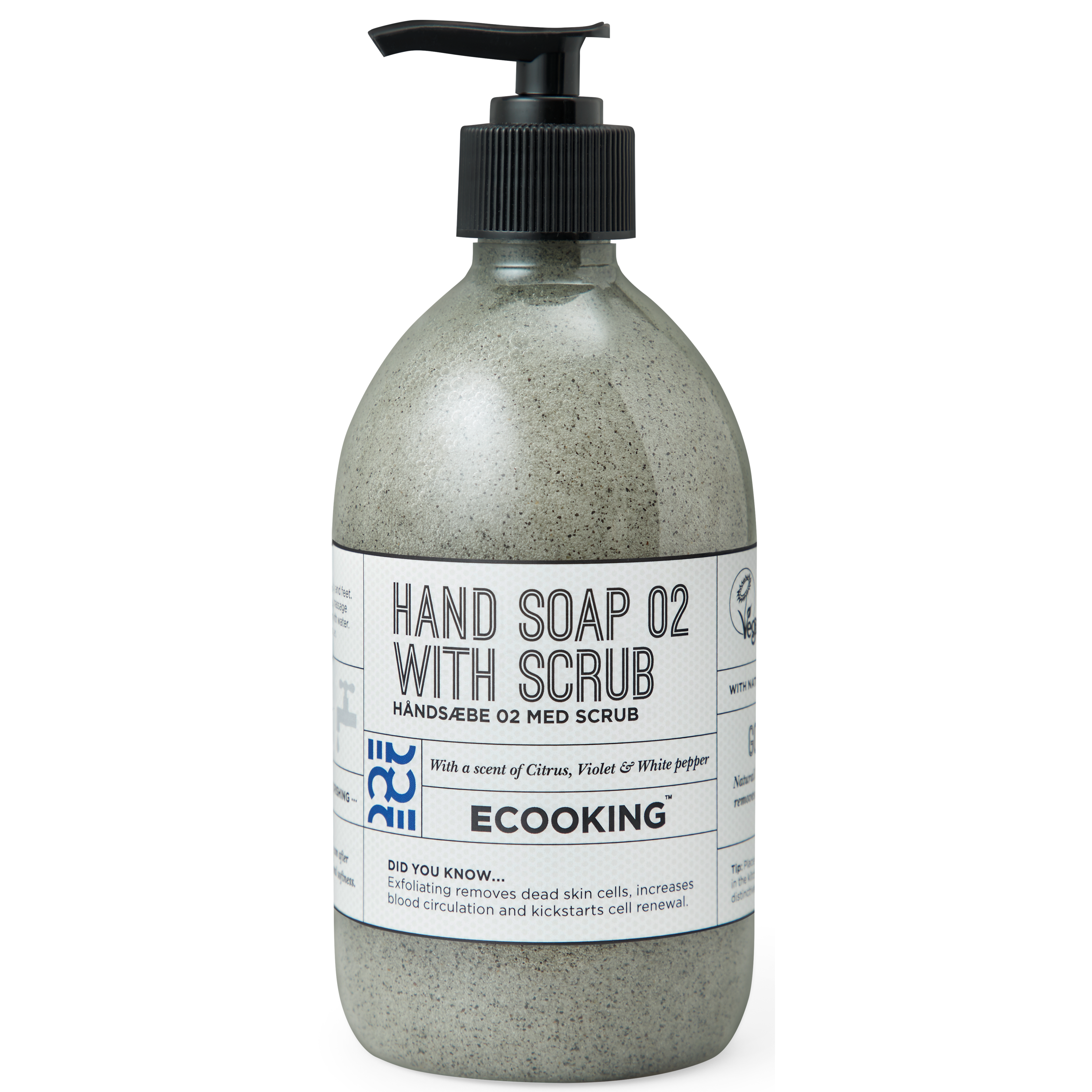 Ecooking Hand Soap O2 With Scrub 500 ml