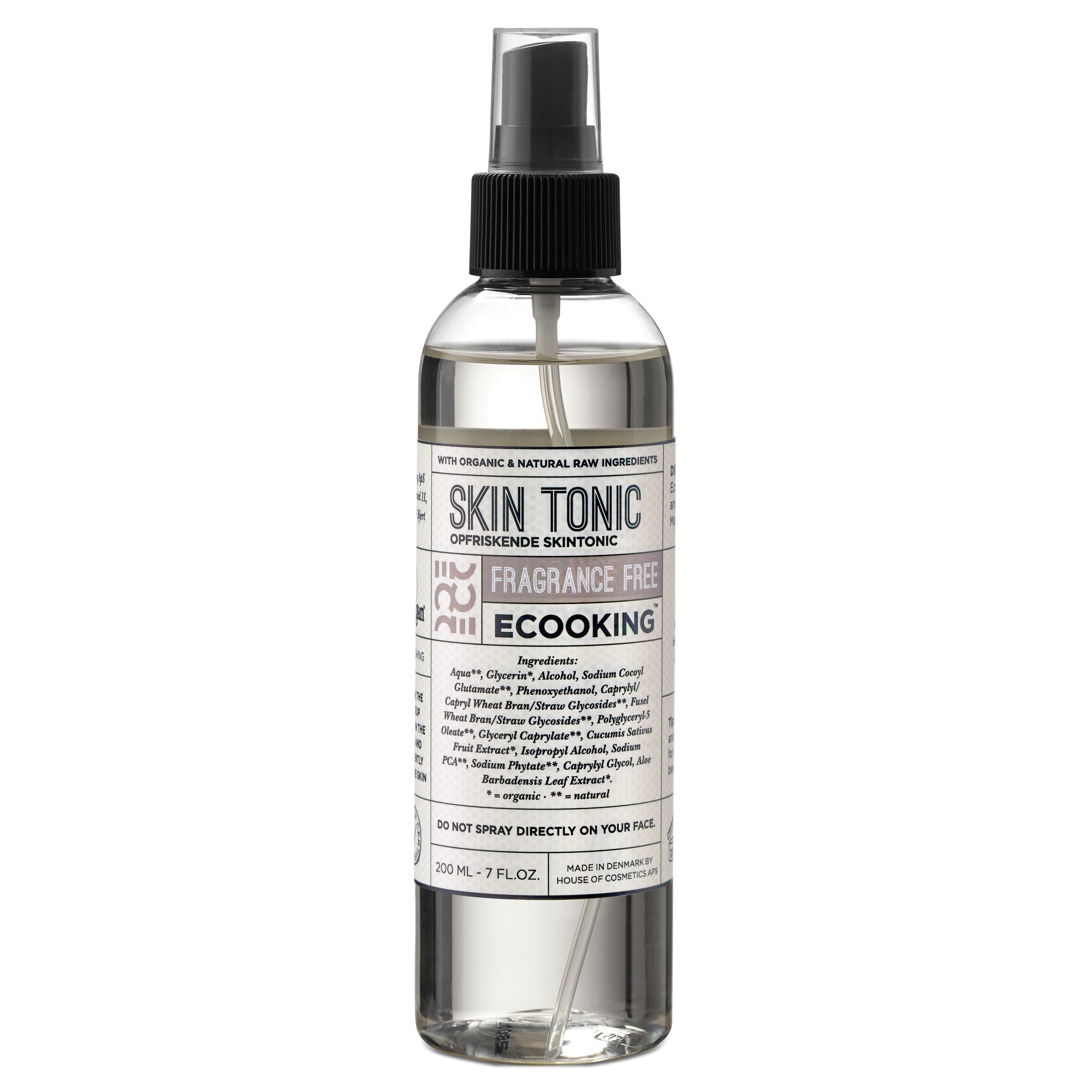 Bilde av Ecooking Skincare Skin Tonic Fragrance Free 200 Ml