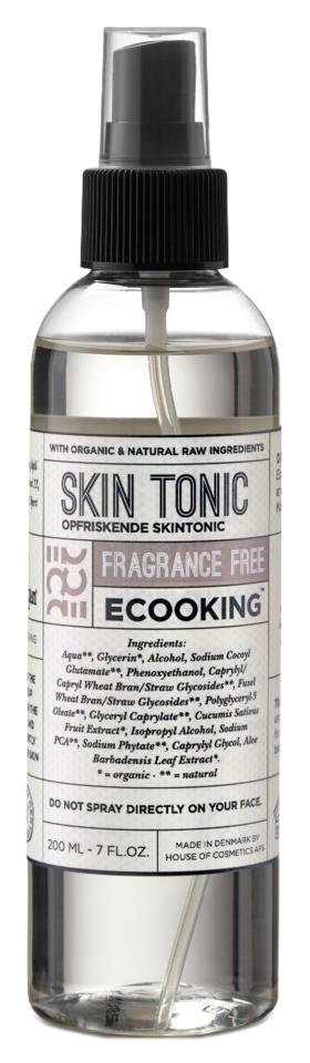 Ecooking Skincare Skin Tonic Fragrance Free 200 ml