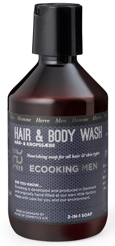 Ecooking Men Men Hair & Body Shampoo 250 ml