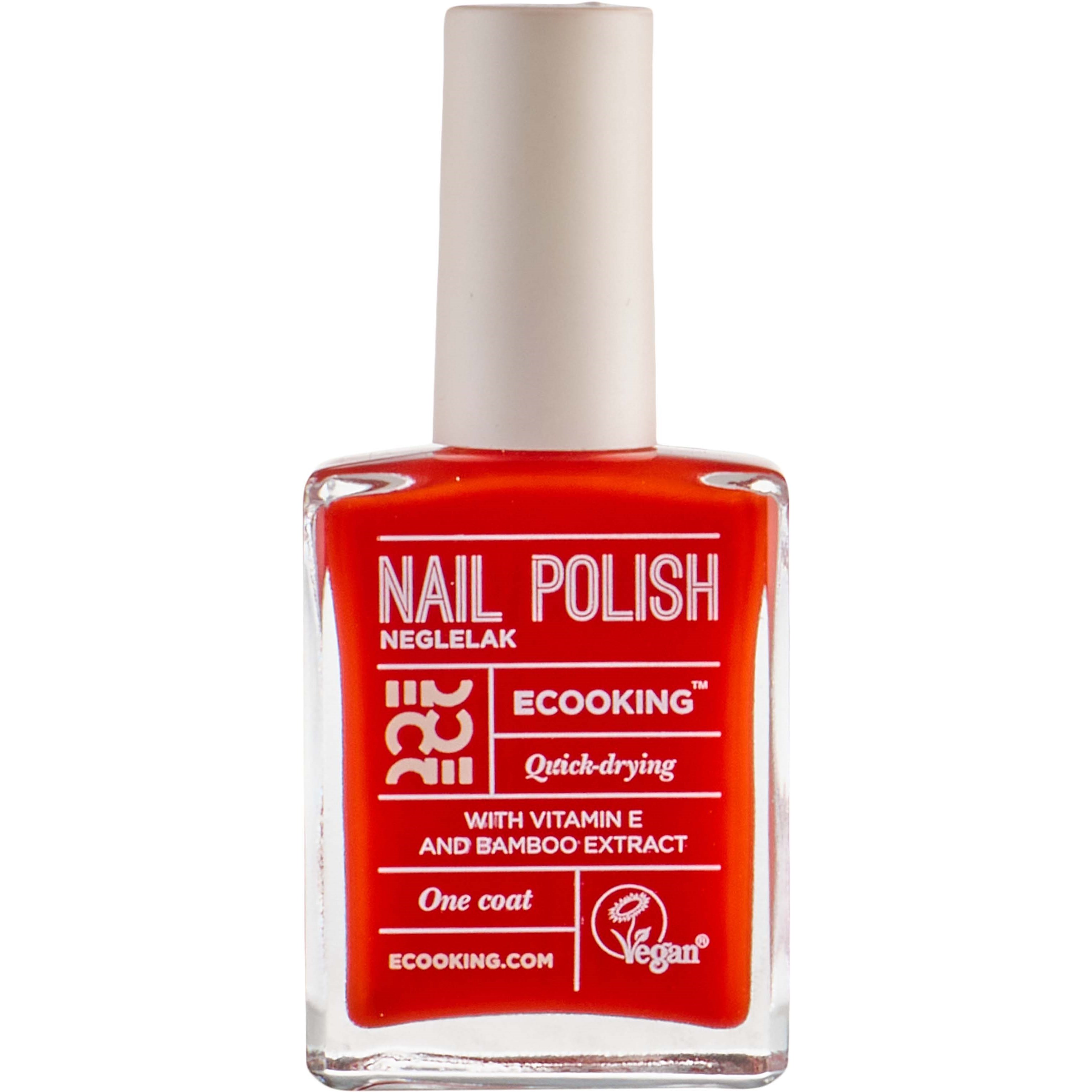 Läs mer om Ecooking Nail Polish 05 Apple Red