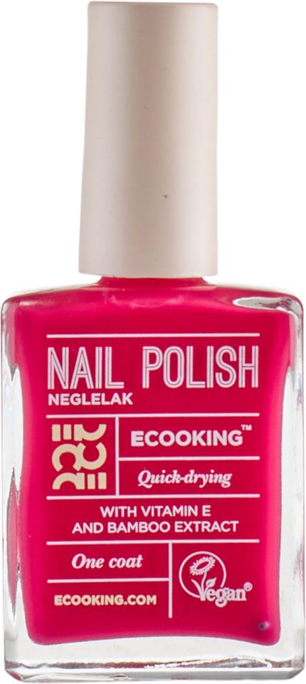 Ecooking Nail Polish 06 - Raspberry 15 ml