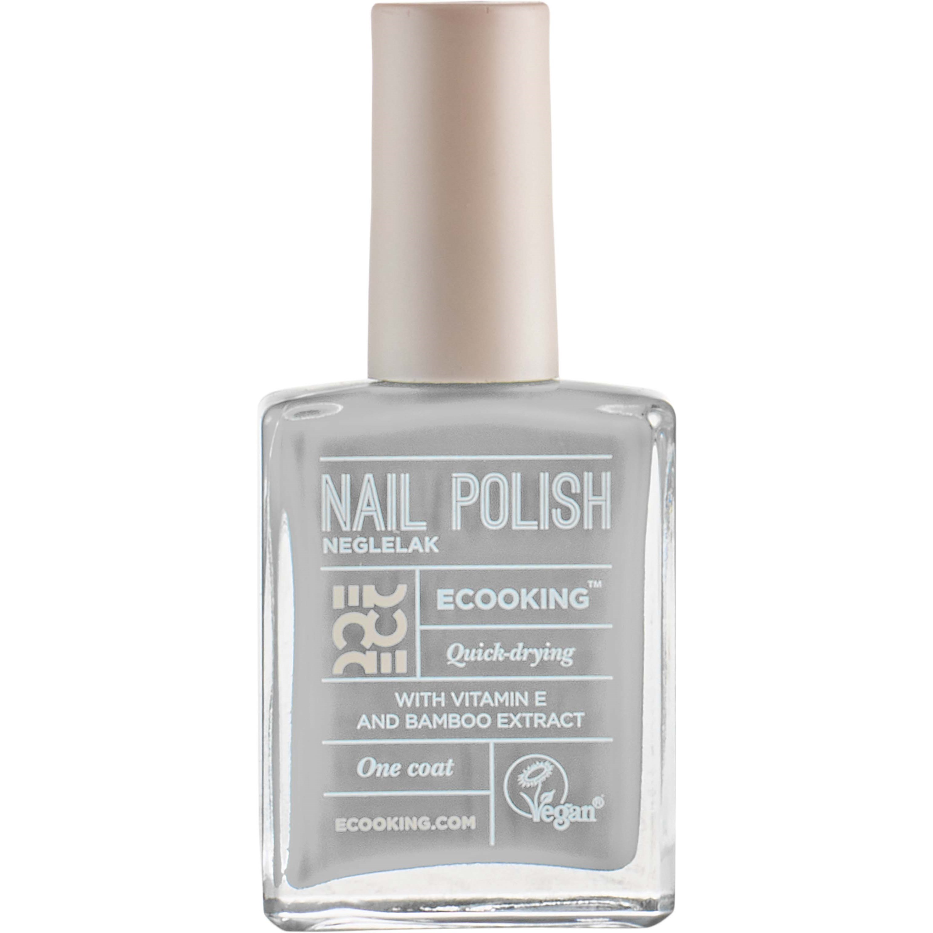 Läs mer om Ecooking Nail Polish 12 Light Grey