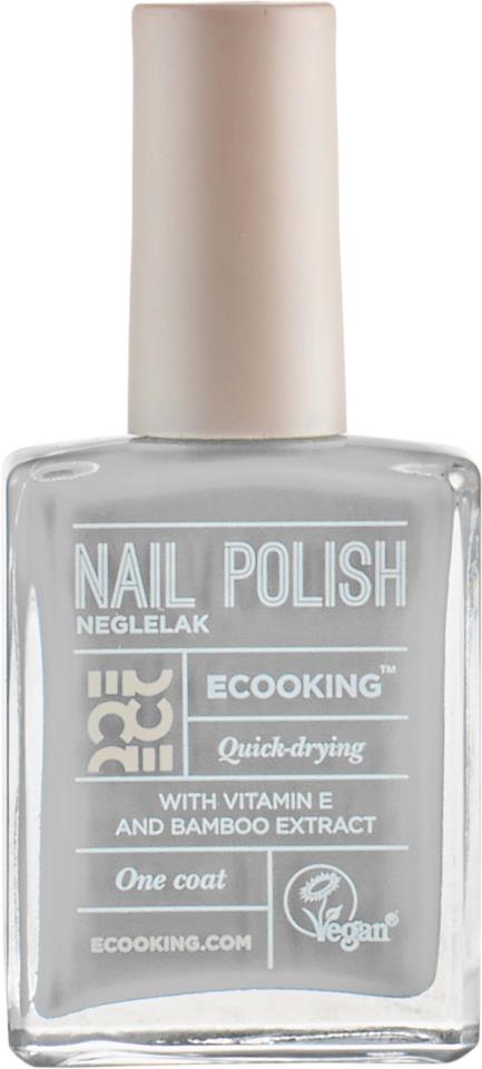 Ecooking Nail Polish 12 - Light grey 15 ml