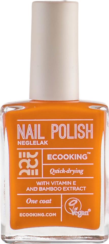 Ecooking Nail Polish 14 - Orange 15 ml