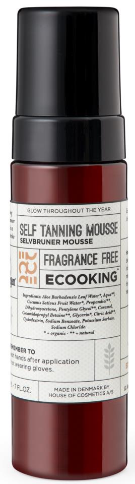 Ecooking Bodycare Self Tanning Mousse 200 ml