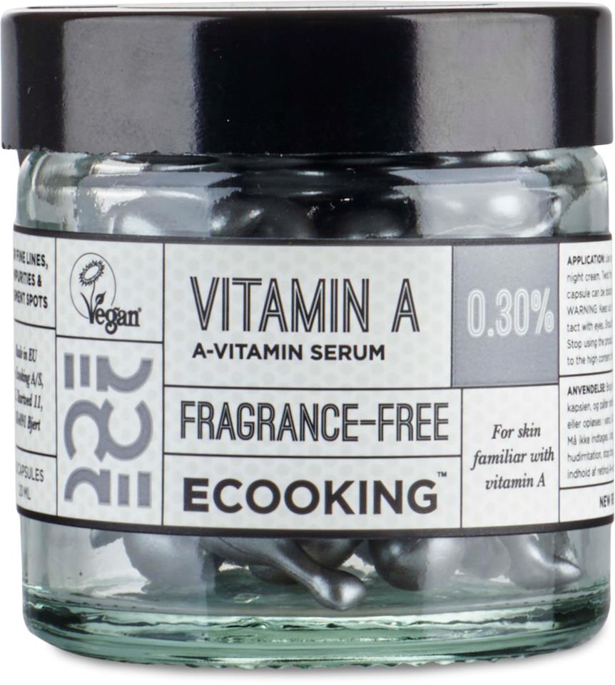 Ecooking Skincare A-vitamin 0,30% 60 pcs.