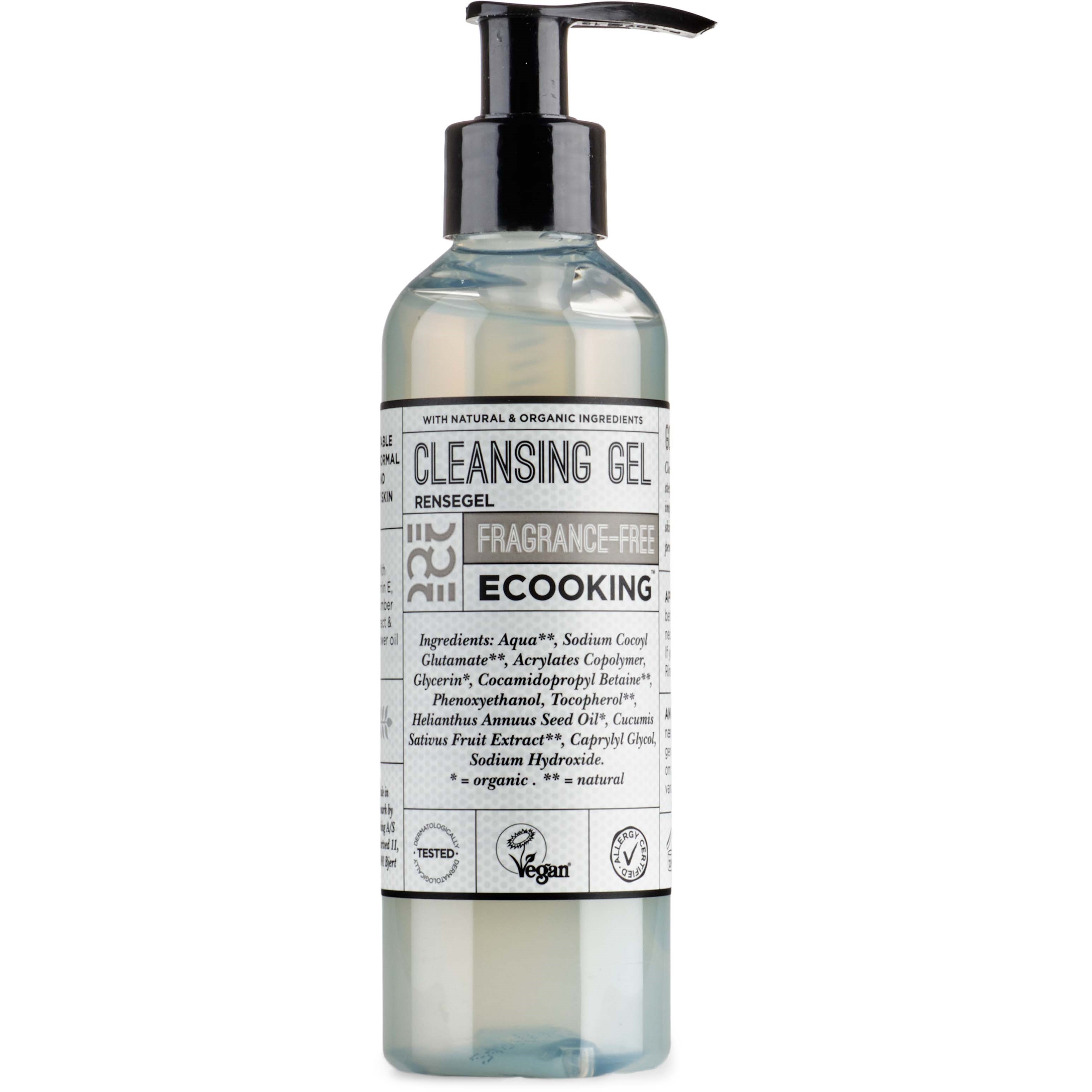 ECOOKING Skincare Cleansing Gel Fragrance Free 200 ml billede