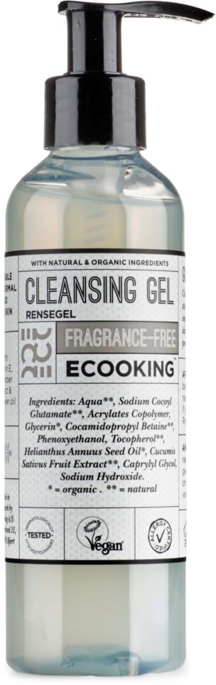 Ecooking Skincare Cleansing Gel Fragrance Free 200 ml