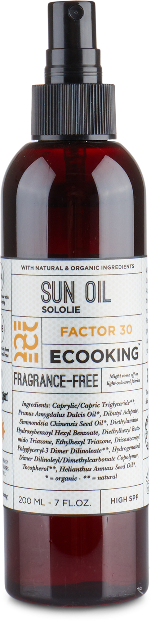 ecooking sunscreen spf30 200ml