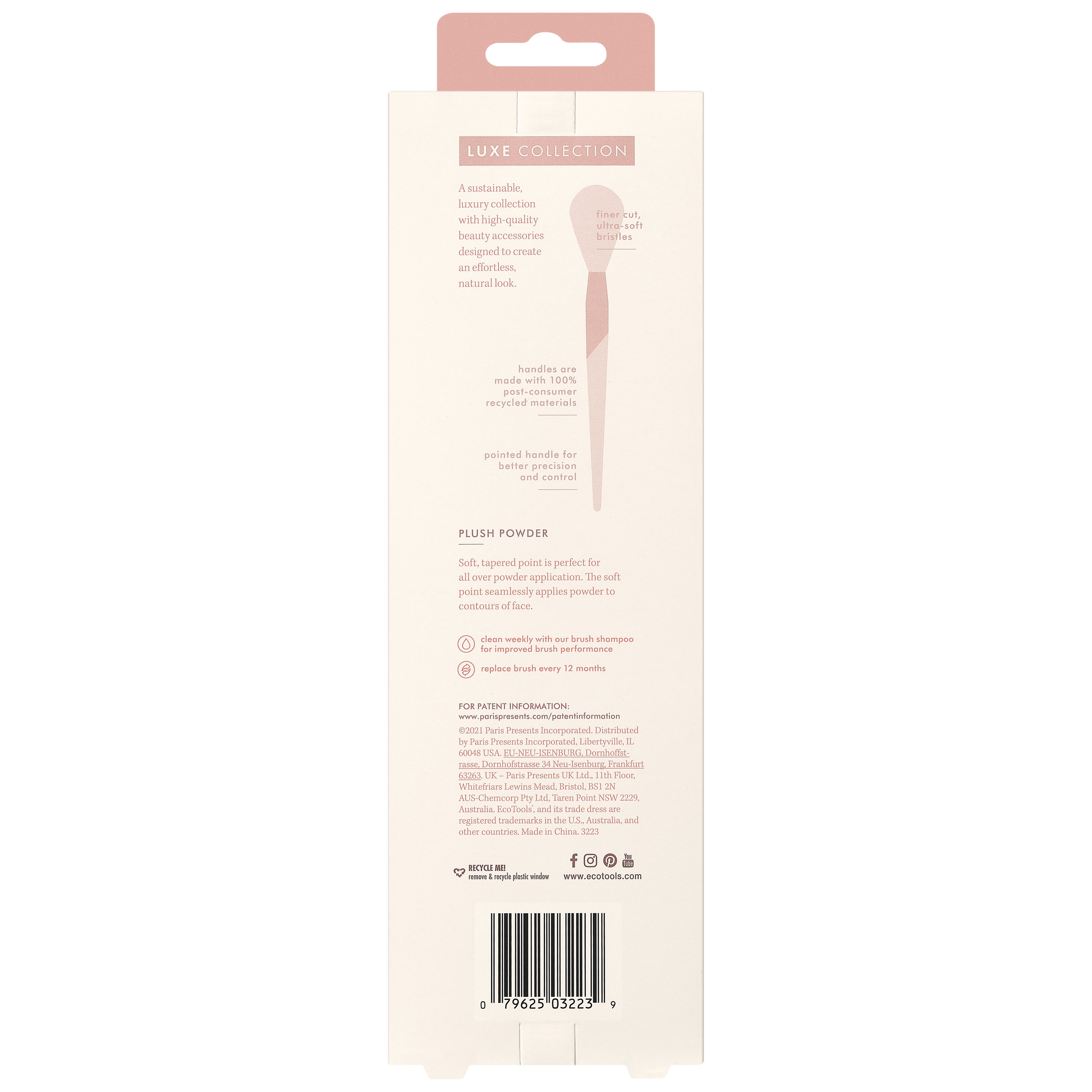 EcoTools Luxe Collection Plush Powder Makeup Brush (obrázok 3)