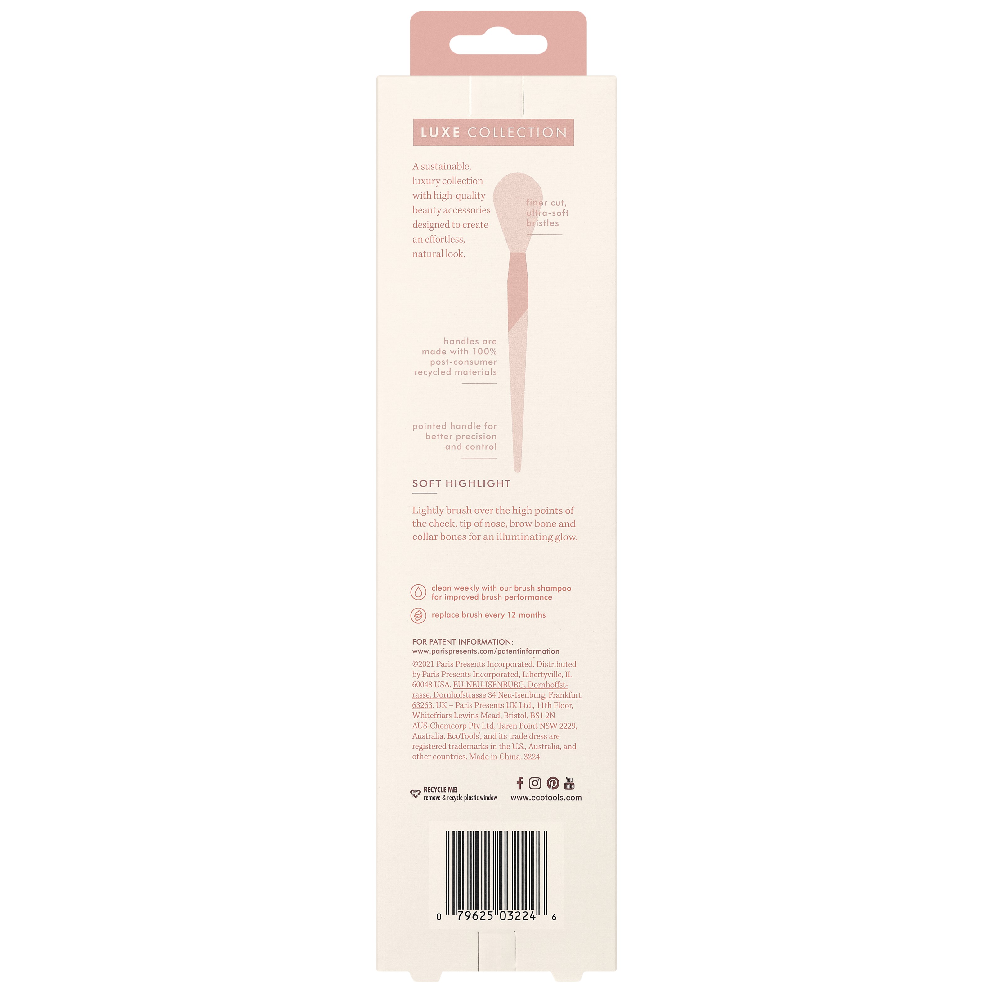 EcoTools Luxe Collection Soft Highlight Makeup Brush (obrázok 3)
