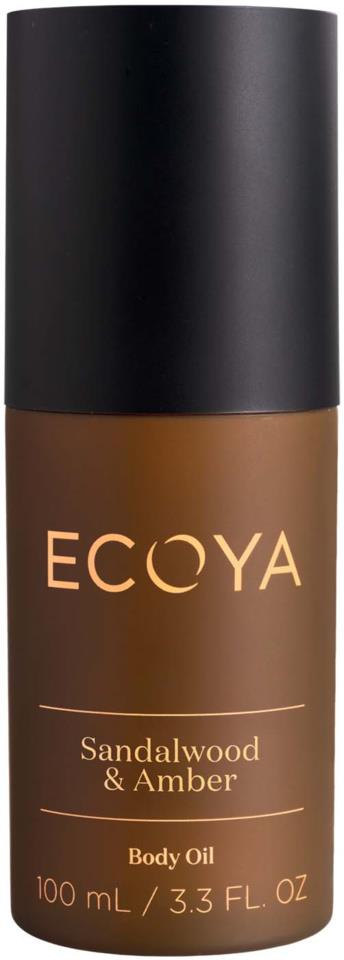 Ecoya Body Oil Sandalwood & Amber 100 ml