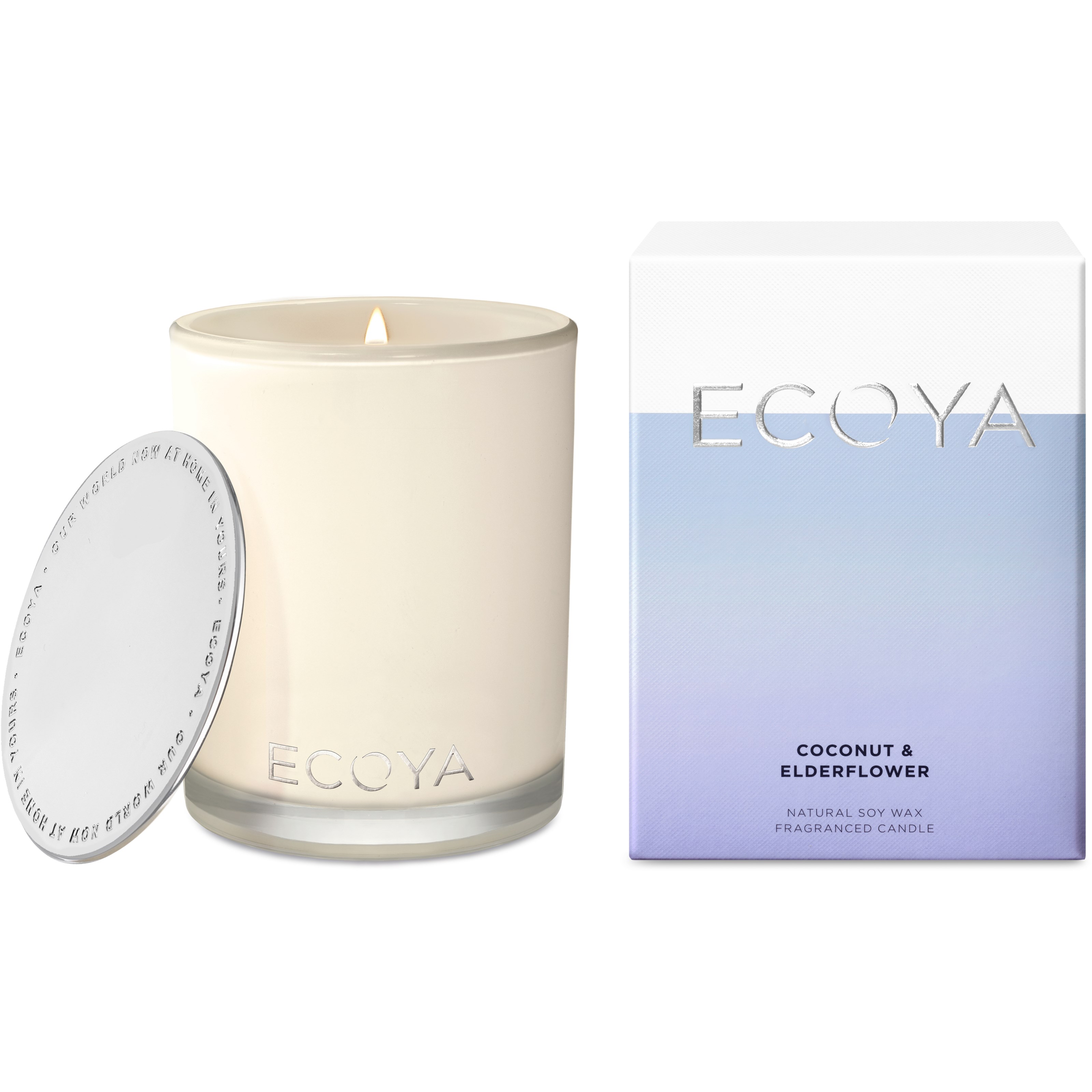 Bilde av Ecoya Coconut & Elderflower Fragranced Candle 400 G