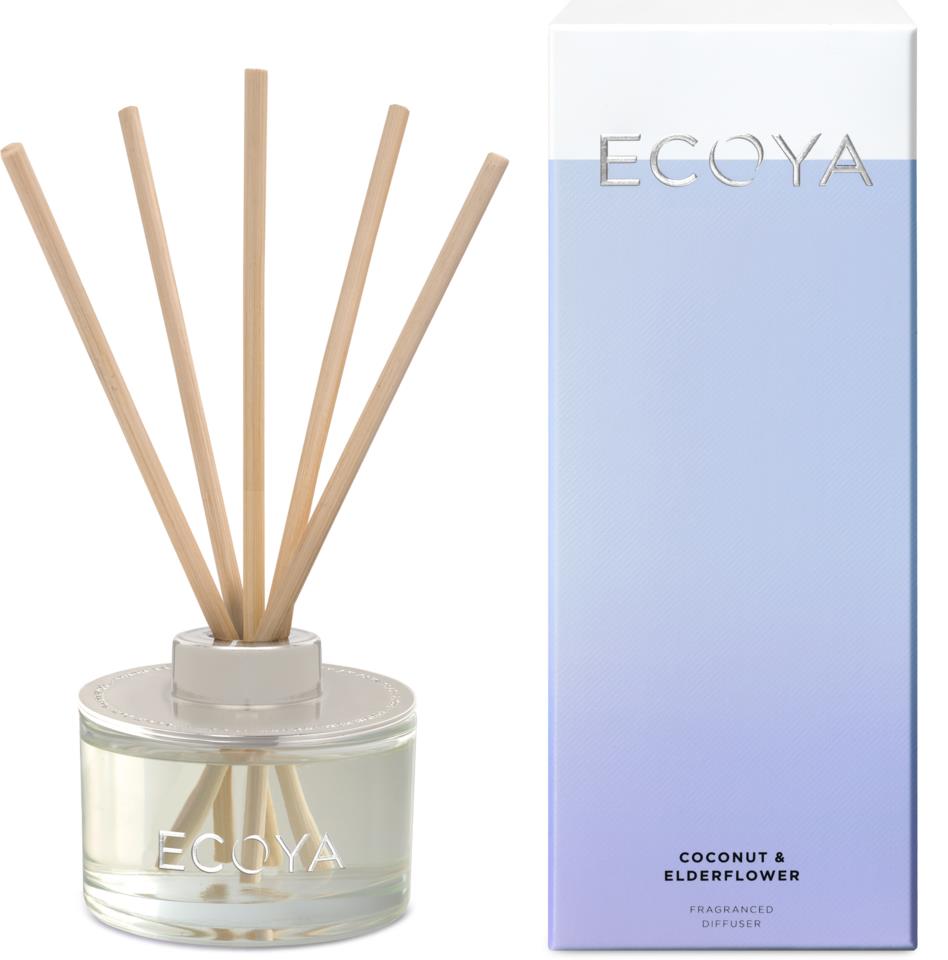 Ecoya Core Collection Mini Reed Diffusers Coconut & Elder Flower 50ml