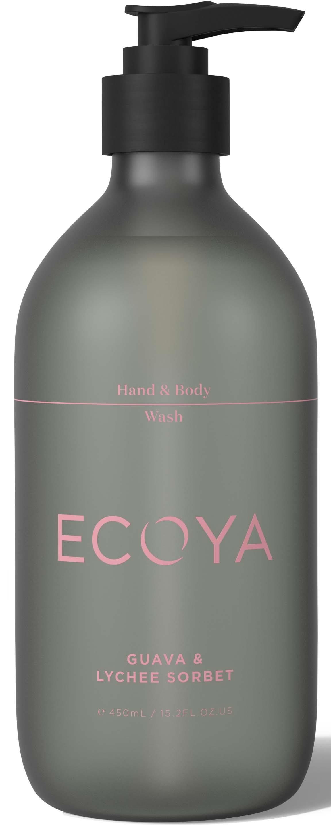 Ecoya Guava & Lynchee Sorbet Hand & Body Wash 450 ml