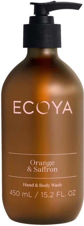 Ecoya Hand & Body Wash Orange & Saffron 450 ml
