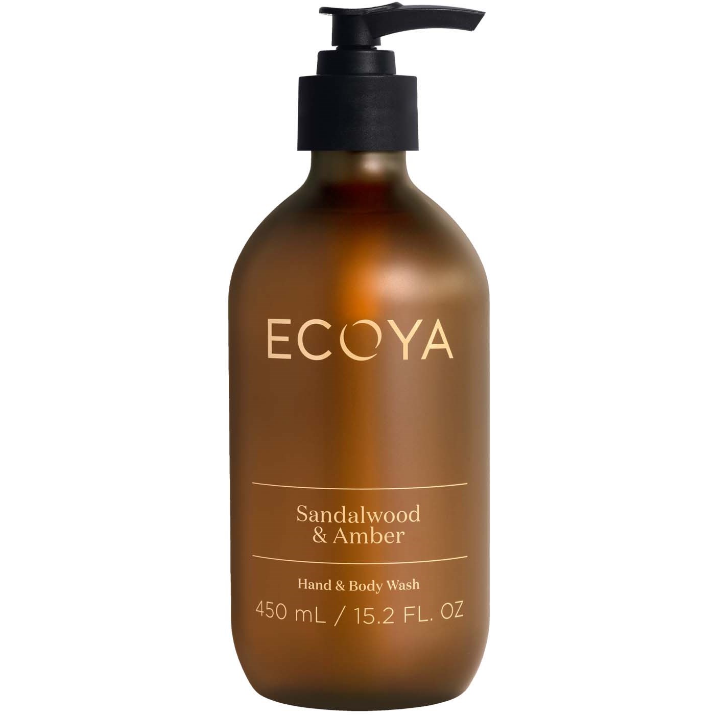 Läs mer om Ecoya Sandalwood & Amber Hand & Body Wash 450 ml