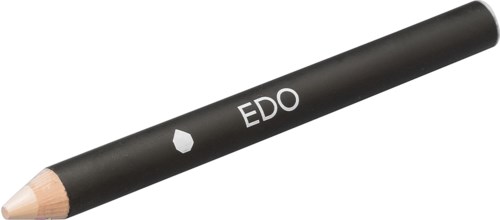 Een zwarte potlood met het woord 'EDO' en een klein schildsymbool.