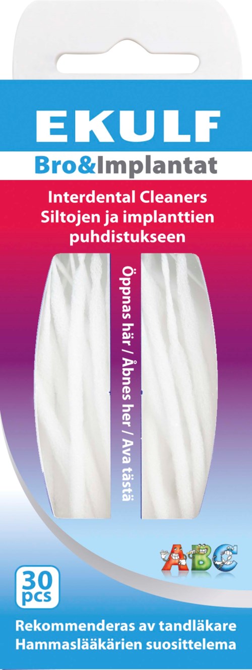 EKULF Interdental Floss For Dental Bridge Implants