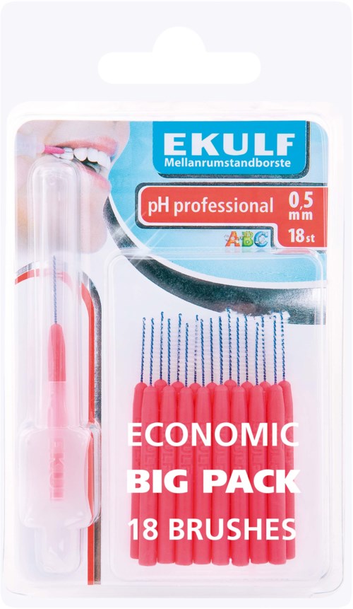 EKULF pH professional 0,5mm 18 Pcs