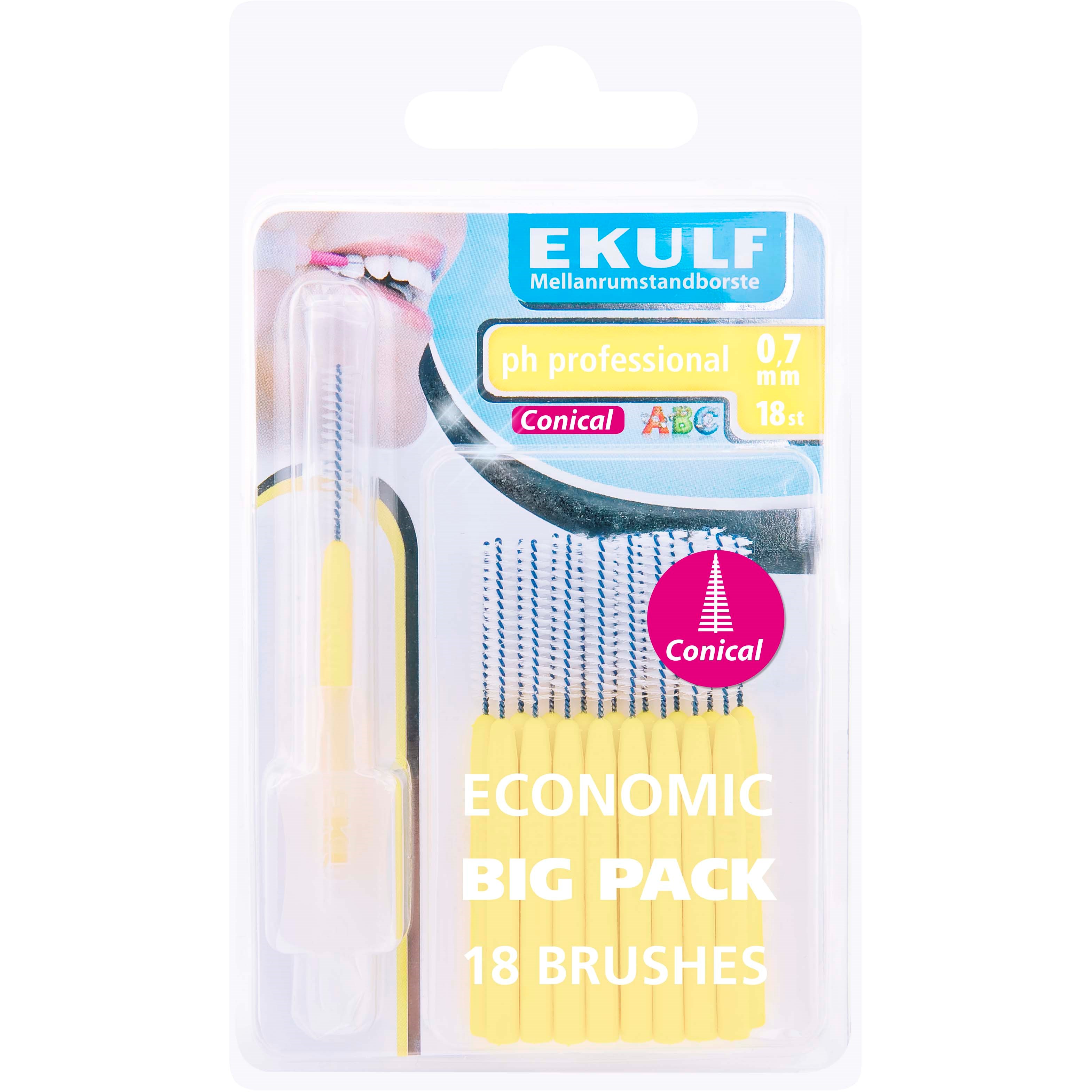 EKULF pH professional 0,7conic 18 Pcs