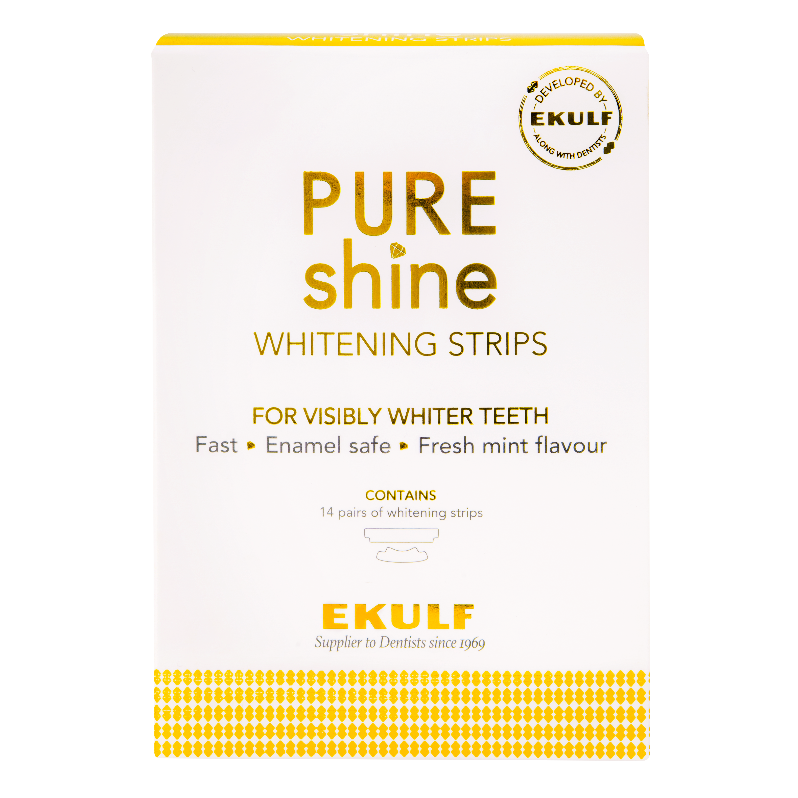 EKULF PURE shine Whitening strips billede