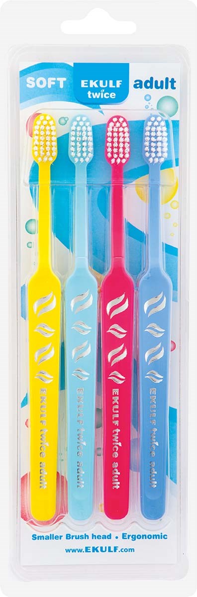 EKULF Twice Adult 4-Pack Blister