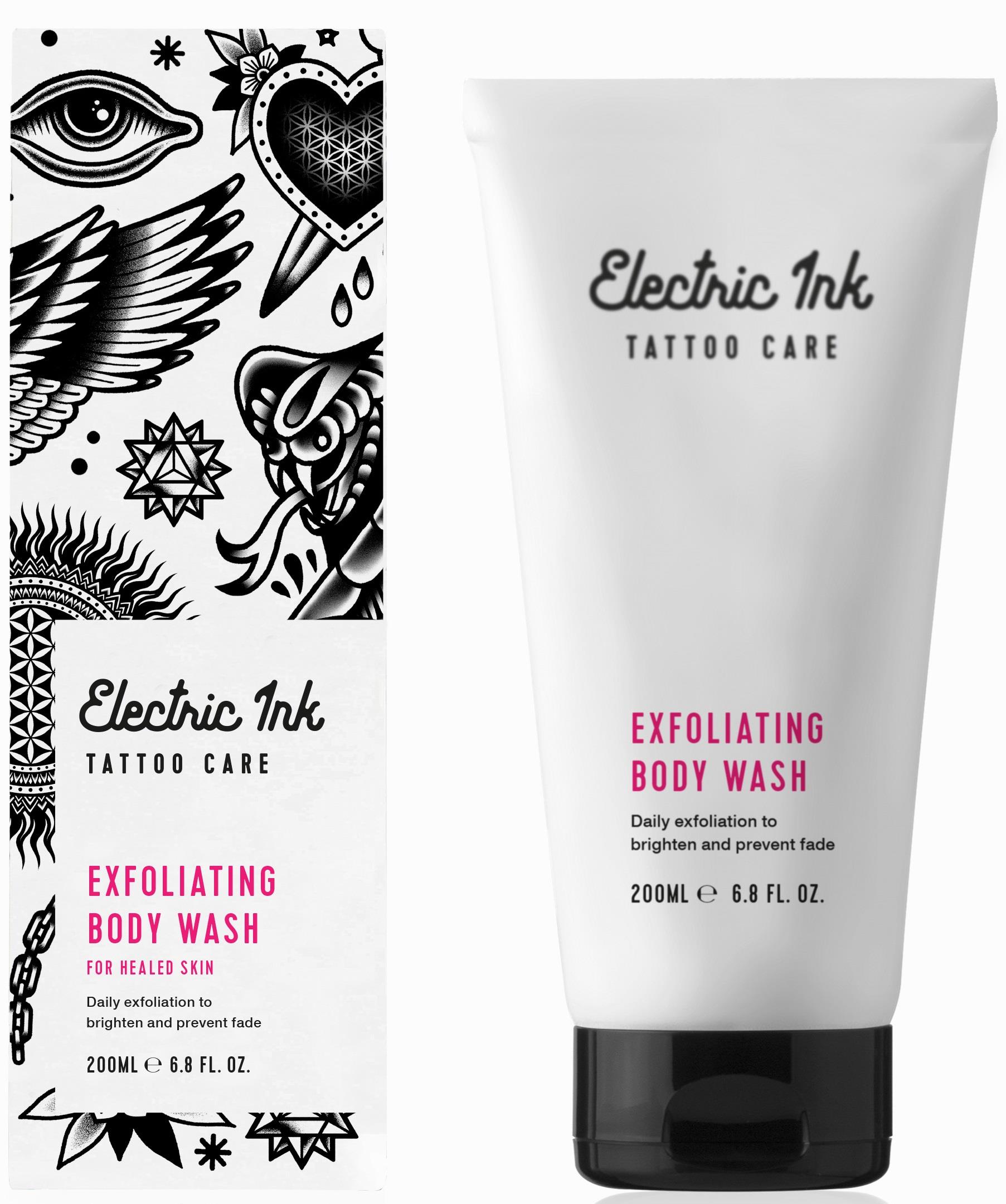 Electric ink Tattoo Exfoliating Body Wash 200 ml